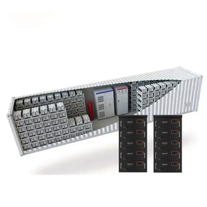 Conteneurs de stockage de batteries 1 MWh, système de stockage d'énergie solaire 40 pieds, refroidissement par air, garantie 1 an incluse - Product Image 1