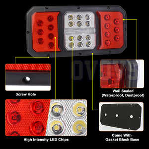 OVOVS RV Triple LED Tail <strong>Light</strong> Trailer Tail <strong>Lights</strong> for Trailer RV <strong>Camper</strong> Tractor Motorhome Truck - Product Image 5