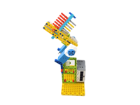 Ensemble de blocs de construction pour 5 à 7 ans, robot électronique programmable, bricolage éducatif