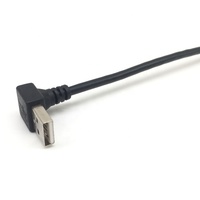 Cable USB 2.0 Tipo A Macho en Ángulo Descendente a Cable con Extremo Abierto