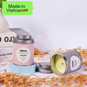 Portable Petite Bougie De Cire De Soja De Haute Qualité Souvenir Rose Or Tin Can Bougies Parfumées - Product Image 6