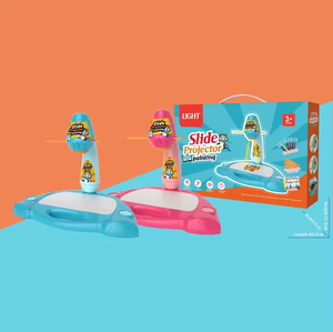 Arte aprendizaje pintura juguete 24 patrón inteligente diapositiva proyección Graffiti tablero de dibujo juego de juguete para niños - Product Image 3