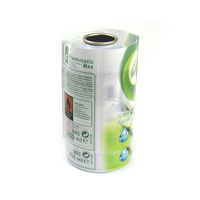 Étiquette thermorétractable en PVC PET avec logo personnalisé brillant pour l'emballage de bouteilles, bocaux et canettes de jus de pomme