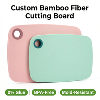 Planche à découper en fibre de bambou, antibactérienne, écologique, compatible lave-vaisselle, respectueuse des couteaux, qualité alimentaire