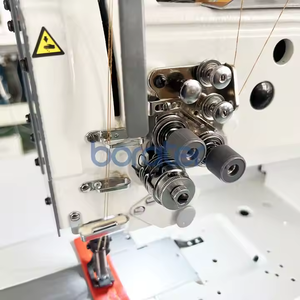 B 4420-D3 Direct Drive Computerized Heavy Duty Compound Feeding Double Needle Lockstitch <b>Sewing</b> Machine - Product Image 4
