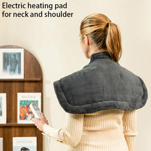 Portable Quilted Electric Wearable <b>Heating</b> <b>Pad</b> for <b>Neck</b> Shoulder 10 <b>Heat</b> Settings 4 Time Levels Overheat Protection Eco-Friendly - Product Image 4