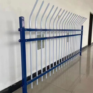 Bahçe inşaat havuzu için çinko çelik güvenlik çiti paneller çıkarılabilir kapı ile açık yol bina güvenliği - Product Image 4