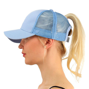 The New Fashion Leisure Shade <strong>Peaked</strong> <strong>Cap</strong> for the Summer of 2020 Opens Behind the Ladies Ponytail Baseball <strong>Cap</strong> - Product Image 3