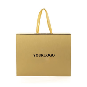 Custom Logo Eco-Friendly Recyclable Luxury Gold Rigid <b>Gift</b> <b>Box</b> with Magnetic Closure Matte Finish & Offset Printing - Product Image 2