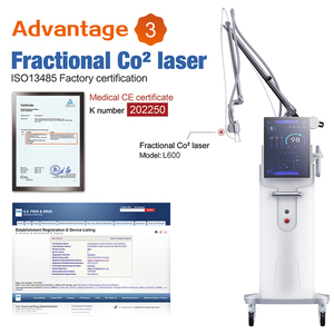 <span class=keywords><strong>RF</strong></span> tubo CO2 apparecchiature Laser frazionarie per la rimozione della cicatrice dell'acne facciale vaginale ringiovanimento della pelle 40W raffreddamento occhiaie trattamento - Product Image 2