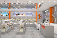 10-YHeS016 Mobilier de Magasin de Parfums Vente Directe d'Usine Design Intérieur de Magasin de Parfums pour la Décoration de Magasin de Cosmétiques