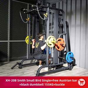 Máquina de gimnasio multifuncional al por mayor: Jaula de potencia, rack de sentadillas, máquina Smith, cable cruzado para culturismo, entrenamiento en casa de acero. - Product Image 5