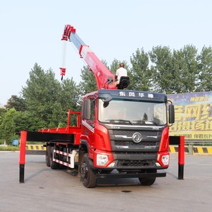 Camion-grue télescopique fiable Dongfeng 6x4 de 12 à 14 tonnes avec flèche longue pour la construction - Product Image 2