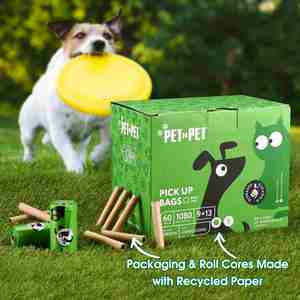 Sacs à déchets PBAT de haute qualité, écologiques et en gros, entièrement compostables et biodégradables, sacs à excréments pour chiens - Product Image 6