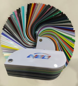 2025 échantillons de couleur PVC PET voiture Film échantillon livre auto-cicatrisant corps Wrap peinture Protection rouleau 1 an de garantie changement de couleur - Product Image 3