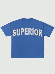 T-shirt décontracté à manches courtes et col rond pour homme, imprimé graphique, adapté à un usage quotidien, personnalisable directement depuis l'usine. F10 - Product Image 2