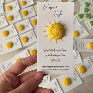 <span class=keywords><strong>Biglietti</strong></span> <span class=keywords><strong>d</strong></span>'<span class=keywords><strong>invito</strong></span> per matrimonio in carta tridimensionale con piantine germinabili - Product Image 4