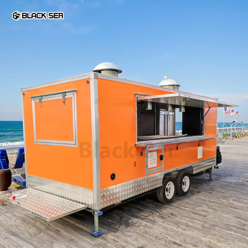 Fully Equipped Fiberglass Fast Food Van
