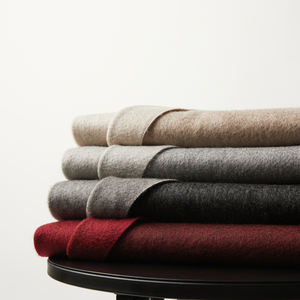 צעיף קשמיר טהור בזוהרת הפיך כפול פנים הקטטה הפנימית mongolia oem התאמה אישית צמר יוקרתי 447 צבע מוצק - Product Image 5