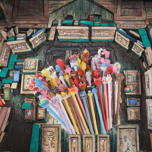 Soododo 2026 - Bolígrafo Promocional con Diseño <span class=keywords><strong>de</strong></span> Dibujos Animados, Punta <span class=keywords><strong>de</strong></span> 0.5 mm, Negro, Plástico, Corazón, Material Escolar, Venta al <span class=keywords><strong>por</strong></span> Mayor - Product Image 6