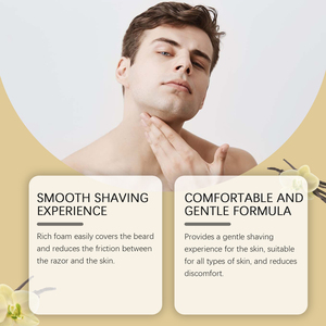 <span class=keywords><strong>Savon</strong></span> à <span class=keywords><strong>raser</strong></span> pour homme East Moon Vanilla, mousse délicate, expérience de rasage confortable, soin doux de la peau - Product Image 3