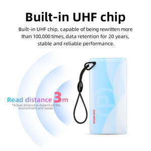 Wyuan UHF RFID Keychain <span class=keywords><strong>tag</strong></span> 860-960MHz Key fobs Vòng Epoxy thẻ rewritable ISO18000-6C dài khoảng cách Nhãn cho kiểm soát truy cập - Product Image 2