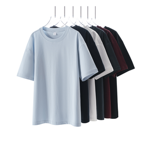 T-shirt Oversize da Uomo con Grafica, T-shirt da Donna, Maglietta in Cotone da Uomo all'Ingrosso, Playera, Camiseta da Uomo - Product Image 1