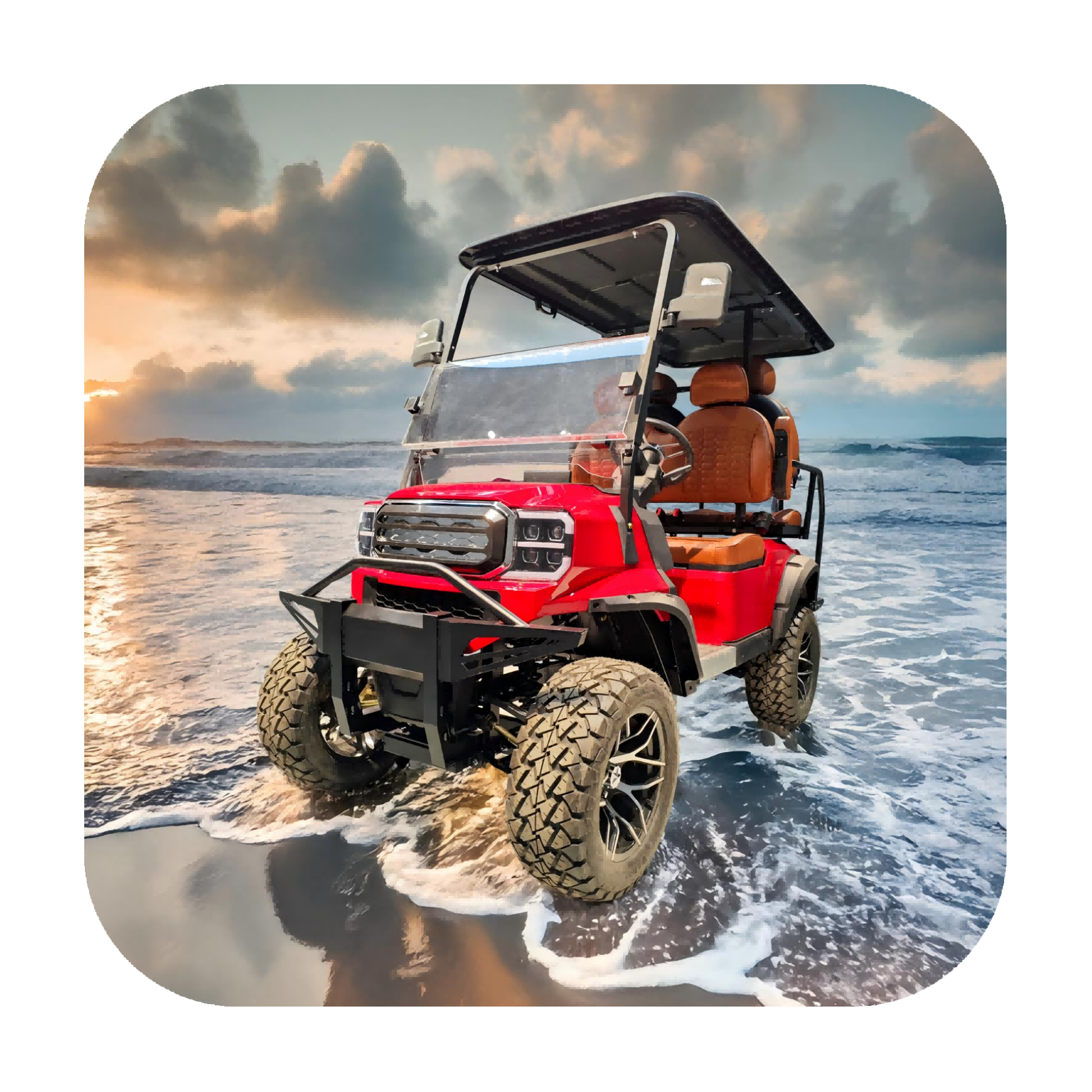 1000W Electric Fourstar Golf Cruiser 36V, 15km/h, CE