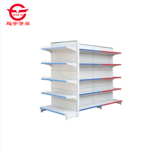 Phong cách cổ điển hai mặt kết thúc đơn vị Kệ Gondola nhiệm vụ ánh sáng thép kim loại siêu thị cửa hàng giá hiển thị - Product Image 4