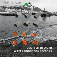 Kits de connecteurs et prises électriques étanches automatiques série DT, boîtier en laiton PA66 DT06-2S 3S 4S 6S 8S