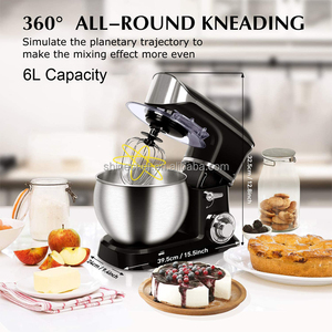 Batidora de Alimentos de Pedestal para Cocina, Mezcladora de Masa y Repostería, 3L, 3.5L, 4L, 5L, 6L, 6.5L, 7L, 8.5L, 10L, 12L - Product Image 2
