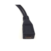 Muestra Gratuita, Cable de Extensión USB 2.0 OEM, Micro Hembra a Doble Micro Macho, Divisor en Y