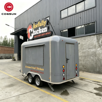 Cogsun Remorque alimentaire mobile personnalisée, Food Truck pour snacks, Remorque pour poulet frit, Food Truck