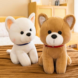 Peluche personnalisée Shiba <span class=keywords><strong>Inu</strong></span>, jouet en peluche Kawaii, chien <span class=keywords><strong>Akita</strong></span> en peluche avec collier - Product Image 4