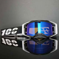 Lunettes de motocross 100LK Premium, lentille à vision large, MX ATV, tout-terrain, moto de cross, course, cyclisme, lunettes OBM ODM