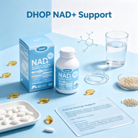 Booster d'énergie cellulaire pour adultes, liposomal, NAD, resvératrol, berbérine, quercétine, antioxydant, soutien immunitaire, vitamine D3, magnésium