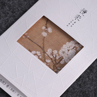 Bougeoir en céramique aromathérapie personnalisable Abat-jour de parfum Carte de soin Enveloppe Boîtes en carton après-vente Cadre photo