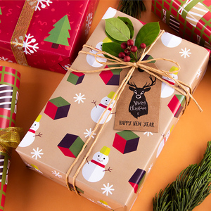 Papel de regalo personalizado de nuevo diseño Papel de regalo de Navidad - Product Image 3