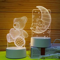 Lampe de nuit 3d Illusion pour enfant, ballon de Football, capteur tactile, veilleuse à distance pour enfants, décoration de chambre à coucher, lampe de Table de Football, cadeau