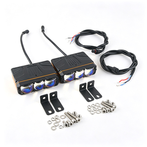 ไฟส่องกระจังหน้ารถยนต์ W9 Optical Grille Light ขนาด 25 มม. แบบบางพิเศษ LED 5500K แสงคู่ IP67 กันน้ำ - Product Image 4