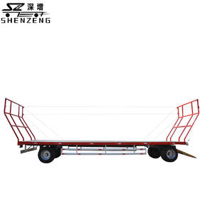 Remorque à plat 10000kgs avec clé Tracteur de type plateau tournant Fabricant de remorque complète - Product Image 1