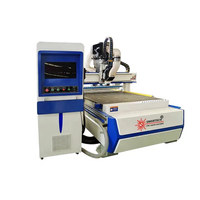 Machine de fraisage CNC à commande numérique ATC Smartech pour la fabrication de meubles, systèmes de contrôle NC Studio Mach3 Siemens Syntec, moteur servo, pompe