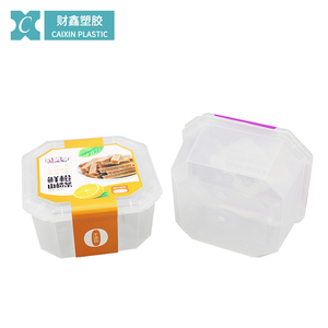 Nuovo design contenitore in plastica a otto angoli CX035 contenitore per gelato in plastica monouso per iniezione da 950ml - Product Image 5