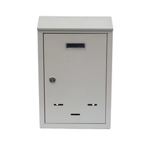 Boîte aux lettres murale en acier de 0,5 mm avec revêtement en poudre, économique et robuste