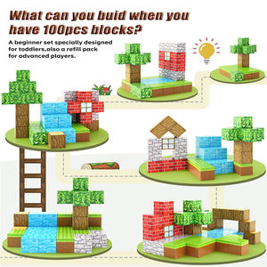 Ensemble de Cubes de Construction Magnétiques Blocs Cubes DIY Puzzle Blocs Magnétiques Modèle 3D Jouet de Décompression - Product Image 6