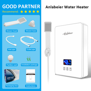 Chauffe-eau électrique instantané 6kW 220V à commande tactile IPX4, gain de place, idéal pour salle de bain et cuisine, directement de l'usine - Product Image 6