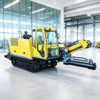 Rig HDD pour le forage de strates de sols mixtes et les travaux de pose de conduites souterraines