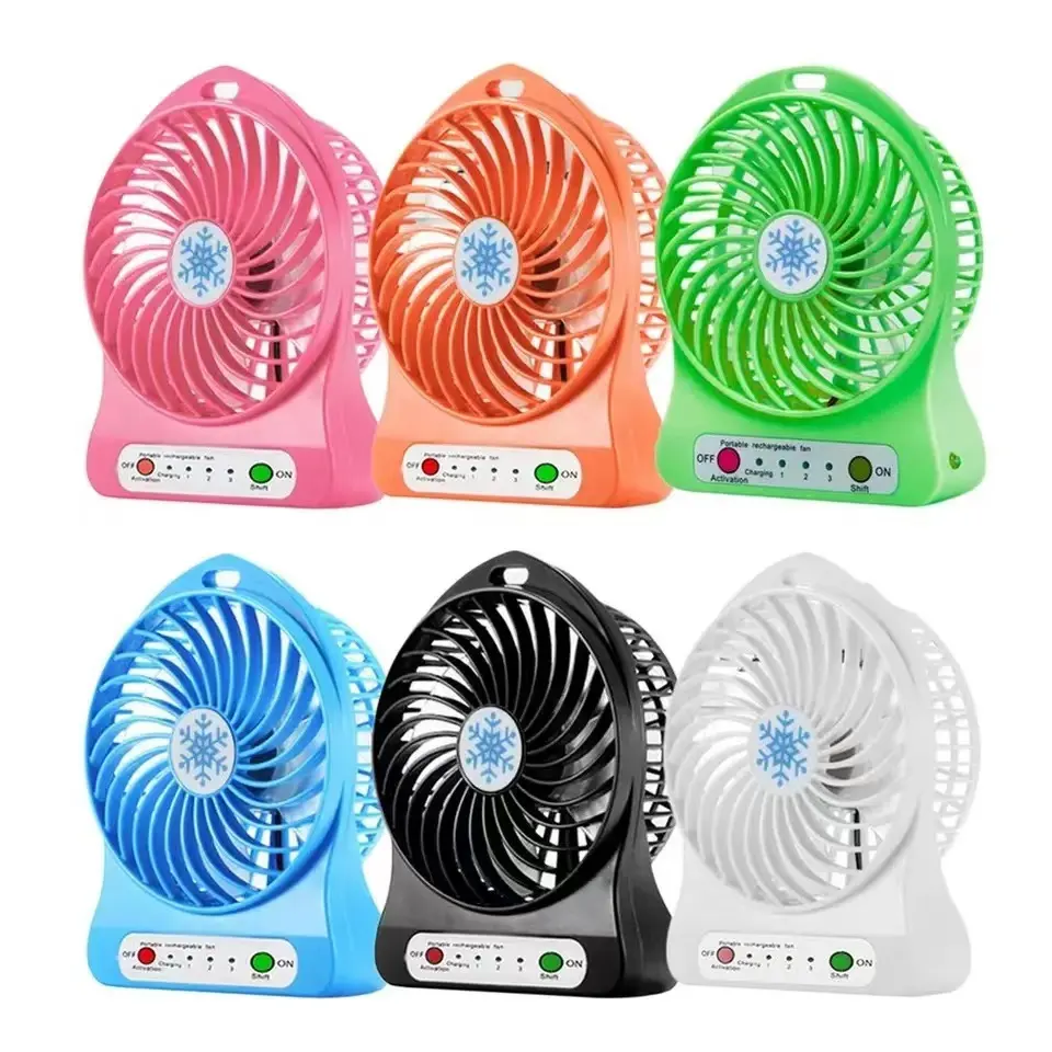 Batterij Opladen Koeling Usb Draagbare Elektrische Hand Oplaadbare Mini Fans