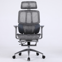 Fauteuil de bureau ergonomique Happyland Health Lift Chair, réglable, dossier haut, structure en aluminium, design moderne, confortable, en mesh, pour la maison et le bureau