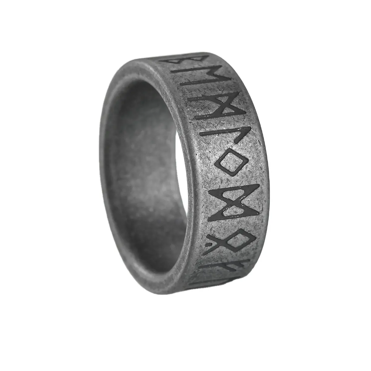 2024 Новинка Лидер продаж титановая сталь Викинг индивидуальная резная бижутерия в старом стиле модное кольцо для унисекс